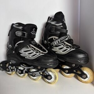 Tian-e Adjustable Rollerblades Size 3 Youth
